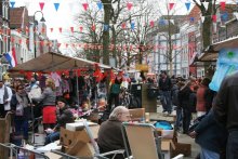 foto Verkeersregelaars tijdens Koninginnedag in Gouda