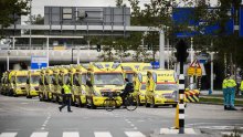 foto Verkeersregelaars ingezet bij evacuatie VUmc in Amsterdam